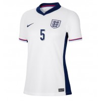 Camiseta Inglaterra John Stones #5 Primera Equipación Replica Eurocopa 2024 para mujer mangas cortas